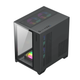Корпус комп'ютерний GameMax Infinity Mini Black без блока живлення Minitower Чорний - зображення 3