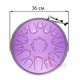 Глюкофон 14" (36см) 15 нот Hluru Huashu TWH15-14 Lavender Carbon Steel Tongue Drum - зображення 5
