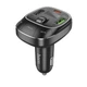 Автомобильный FM-трансмиттер модулятор HOCO Pole BT FM transmitter E76 |2USB/1Type-C, 45W/3A, PD/QC| Черный - изображение 3