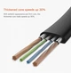 Кабель Baseus Nimble Two-in-one Portable Cable плоский 0.23 м Black (YM0279) - зображення 4