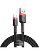 Кабель зарядный BASEUS Cafule Cable USB for Lightning Red/Black 0.5 м (CALKLF-A19) - изображение 2