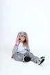 Піжама Кігурумі Kigurumi Кролик Для Дівчаток Серій 120-130 см. (2057/1) - зображення 3