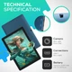 Планшет 10.1" Simbans Picasso Tab 4/64GB 4 ядра Android 10 5000 мАч Черный - изображение 2