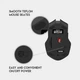 Беспроводная Мышь для Ноутбука Компьютера Fantech WG11 Cruiser wireless mouse |2.4G, Max 2400 DPI| Черная - изображение 3