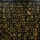 Гирлянда ШТОРА,прозрач. шнур, 3*1.5 м, 240 LED, золото, с переходником - изображение 1