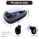 Бездротові Bluetooth-навушники Smart Touch Control Х10 чорні - зображення 6