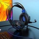 Ігрові навушники Hoco W102 з мікрофоном та LED-підсвічуванням (Синій) - изображение 4