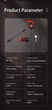 Навушники iphone провідні з мікрофоном REMAX Lightning Gaming Headphone RM-750 Чорний - зображення 10