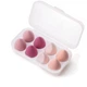 Спонжі для макіяжу набір 8 шт у коробці Sponge Egg рожевий (GS-106704) - зображення 1