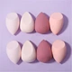 Спонжі для макіяжу набір 8 шт у коробці Sponge Egg рожевий (GS-106704) - зображення 9