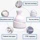 Массажер для кожи головы/волос электрический на аккумуляторе A Scalp Massager белый (GS-113749) - изображение 7