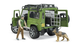 Zestaw gier z figurkami Bruder - Land Rover Defender with Forester and Dog (4001702025878) - obraz 3