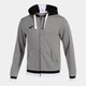 Чоловіча спортивна кофта Joma CONFORT II ZIP-UP HOODIE MELANGE сірий,чорний S 101963.281 S - зображення 1