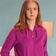 Жіноча спортивна кофта Joma CORINTO HOODIE JACKET фіолетовий S 901134.500 S - зображення 5