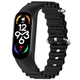 Ремінець Ocean Band для Xiaomi Mi Band 7/6/5/4/3 Чорний / Black - изображение 1
