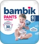 Подгузники-трусики детские одноразовые Bambik размер 6 15+&nbsp;кг 30 шт (43404900) - изображение 1
