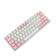 Механічна клавіатура Manthon KA6406 (64 клавіші, USB Type-C, White/Pink) - зображення 2