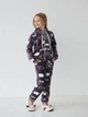 Детский теплый комплект (толстовка + штаны) для девочки Tair kids 893КС 116 см Коты Фиолетовый (2100012280310) - изображение 4