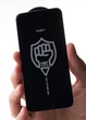 Защитное стекло для Apple iPhone 6/6S MOXOM FS Черный - изображение 4