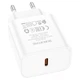 Зарядний пристрій Borofone BA71A PD20W (1USB-C) Білий - зображення 1