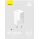 Сетевое зарядное устройство Baseus GaN5 Fast Charger (mini) 1C 20W (CCGN05010) White - изображение 5
