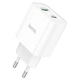 Зарядне мережеве Hoco C80A Plus USB/ Type-C QC PD Білий - изображение 1