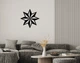 Декоративное панно на стену из дерева Upwood Decor Роза ветров Rose of Wind 40 х 40 см black - изображение 1