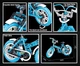 Конструктор Гірський Велосипед Machinery Zhe Gao 263 деталей Блакитний - зображення 5