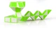 QiYi Rubik's Snake 72 pcs green | 126 cm | Змейка Рубика 72 элемента | зелёная | 126 см - изображение 7