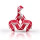 QiYi Rubik's Snake 60 pcs red | 105 cm | Змійка Рубіка 60 елементів | червона | 105 см - зображення 2