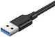 Зарядний кабель UGREEN US184 USB-A 3.0 - USB Type-C, 3A, QC3.0, 1.5 m Black 20883 - зображення 2