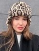 Шапка вушанка жіноча еко-хутро на флісі Zefur One size леопардова - изображение 6