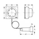Термоголовка для радиатора DANFOSS RA М23,5х1,5 Danfoss с выносным датчиком 013G5062 - изображение 2