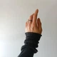 Каблучка з натурального Терагерця + намистина кольору срібло гіпоалергенний сплав d-3 мм на гумці 15-18 р-р - зображення 2
