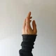 Кольцо из натурального Лабрадора + бусина цвета серебро гипоаллергенный сплав d-3 мм на резинке 15-18 р-р - изображение 2