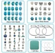 Дитячий набір Blue Style Braclet Kit для створення шарм-браслетів та підвісок з 66 предметів в подарунковому боксі, браслети з шармами, Panalisa (72880478) - зображення 2