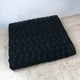 Комплект махровых полотенец Жаккардовых Волна 2шт GM Textile 50х90см, 70х140см 500г/м2 (Черный) - изображение 2