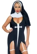 Костюм монашки-грішниці Leg Avenue Sultry Sinner L, сукня, головний убір, комір - зображення 1