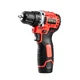 Набор Дрель-шуруповерт аккумуляторный GTM DS12/38BL 12В 38Нм 2 шв + аккумулятор 2 А-ч 2 шт + ЗУ + Фонарик аккумуляторный GTM FLC12/1 12В 1Вт Каркас без АКБ и ЗУ - изображение 3