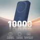 УМБ Promate PowerMag-Trio 10000 mAh, MagSafe, USB-C PD Navy (powermag-trio.navy) - зображення 2