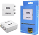Перехідник адаптер HDMI AV RCA тюльпан hdmi2av Білий - зображення 2