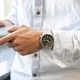 Наручний годинник CITIZEN BM7551-84X у відтінках зеленого та сріблястого. - зображення 7