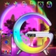 Настільна смарт лампа-нічник G-Smart RGB 15W Light Sound Machine з бездротовою зарядкою та Bluetooth-колонкою 3W Біла (2170) - зображення 3