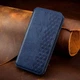 Шкіряний чохол-книжка GETMAN Cubic (PU) для Samsung Galaxy A32 4G Синій - изображение 6
