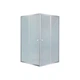 Душова кабіна Lidz Wawel SC80x80.SAT.LOW.FR квадратна, для низьк. піддону, висота 185 см, скло Frost 4 мм, без піддону - изображение 1
