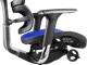Офисное эргономичное кресло GT Racer X-702 Blue (W-65-1) - изображение 4