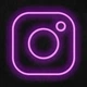 Вивіска світильник для соцмереж неонова LED Інсайт Неон Логотип Instagram S Рожевий - зображення 2