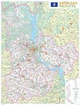 Київська область. Політико-адміністративна карта, м-б 1:200 000 (на картоні, на планках). Картографія - изображение 4