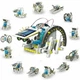 Детский развивающий конструктор робот Solar Robot Kit 14 в 1 с солнечной панелью и моторчиком - изображение 2