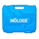Профессиональный набор инструментов в кейсе Molder 1/2", 1/4" 72Т, CR-V 56 единиц (MT61056) - изображение 9